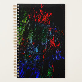 Dark planner vibrant texture abstract recycled