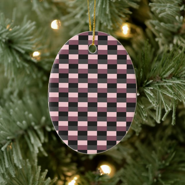 Dark Purple Color Combination Julgransprydnad Keramik (Träd)