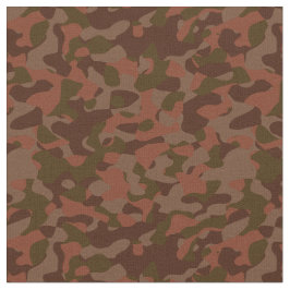 Dark red, Salmon and Olive camo abstract Tyg