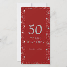Dark Red Vintage Wedding Anniversary Flowers