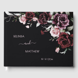 Dark Romantic Roses | Wedding Gästböcker