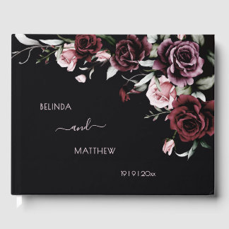 Dark Romantic Roses | Wedding Gästböcker