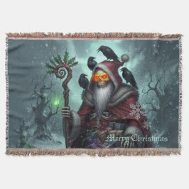 Dark Santa of Shadows – Gothic Christmas Skeleton  Filt