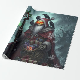 Dark Santa of Shadows – Gothic Christmas Skeleton  Presentpapper