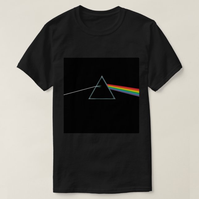 Dark Side of the Moon Album Cover Art Print T Shirt (Design framsida)