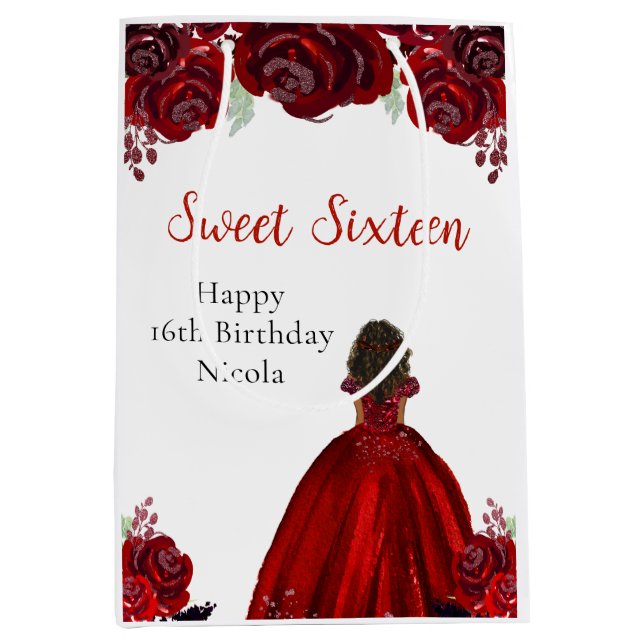 Dark Skin Princess Red Sweet Sixteen  (Framsidan)