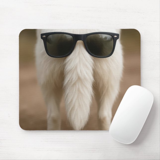 Dark Sunglasses On a Dog Tail Musmatta (Med mus)