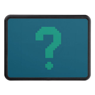 Dark Teal Question Mark Dragkroksskydd