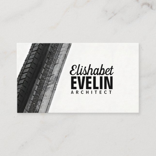 Dark Trails Against Light Visitkort (Framsida)