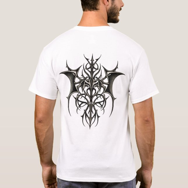 Dark Tribal Spike T Shirt (Baksida)