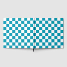 Dark turquoise checkered 