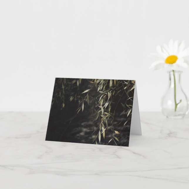 Dark willow tree Nature Sympathy Kort (Liten växt)