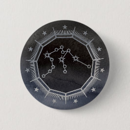Dark Zodiac: Aquarius Birth Sign Black & Silver Knapp