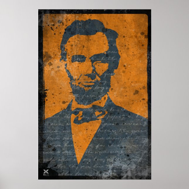 Darkana Stil Lincoln Porträtt Poster (Framsidan)