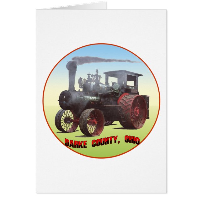 Darke County Ohio Hälsningskort (Framsidan)
