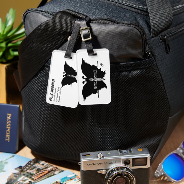 Darkened Beauty Bagagebricka (Fram & Baksida)