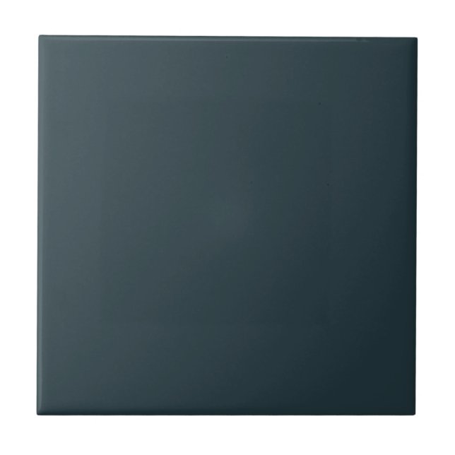 Darkest Nght Teal Square Kitchen and Bathroom Kakelplatta (Framsidan)