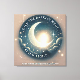 Darkest Nights AI art Canvastryck