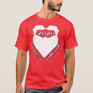 Darkest tidslinje 2020 ondskefullt skäggigt vitt s t shirt