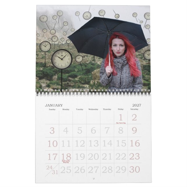 DarkestGoth flickaDanna Victoria 2015 kalender (Jan 2027)