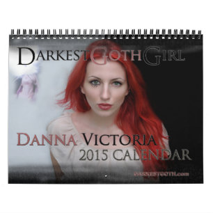 DarkestGoth flickaDanna Victoria 2015 kalender