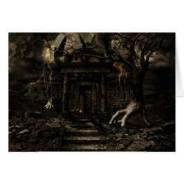 Darkhouse dörr hälsningskort