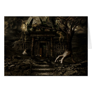 Darkhouse dörr hälsningskort