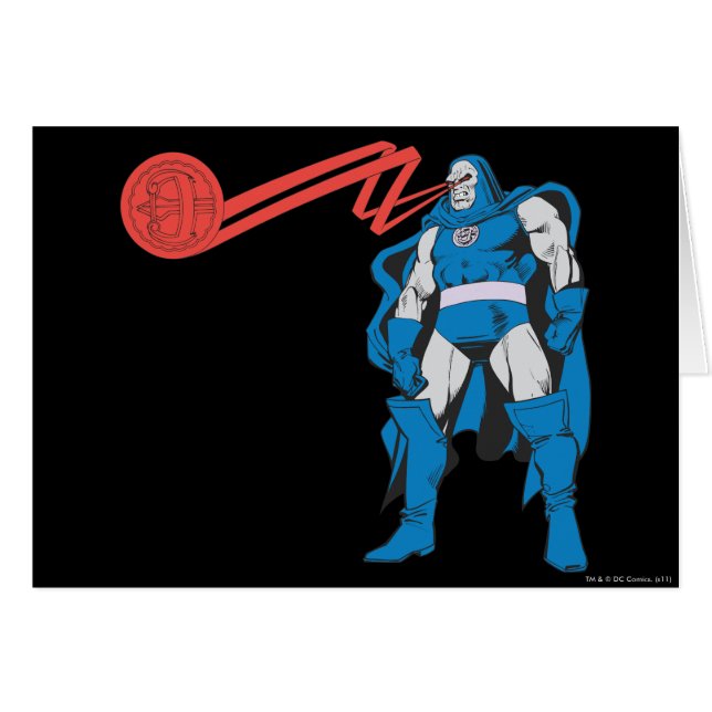 Darkseid Användas Psionic Powers Hälsningskort (Framsidan Horizontal)