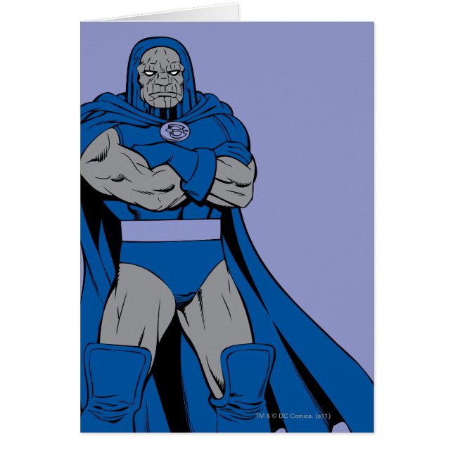 Darkseid Arm korsad Hälsningskort (Framsidan)