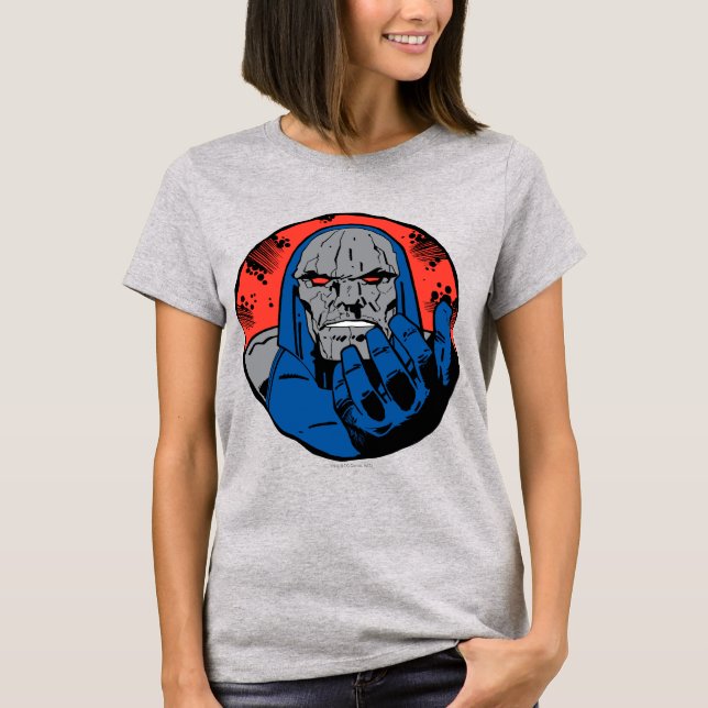 Darkseid Head Shot 2 T Shirt (Framsida)