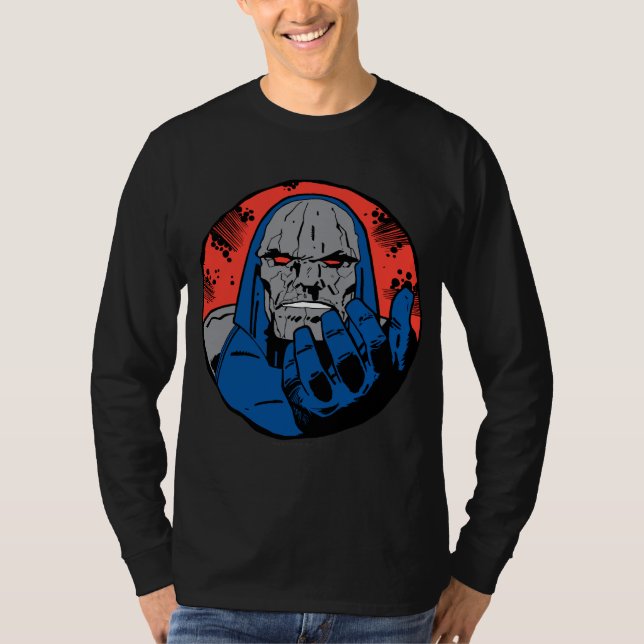 Darkseid Head Shot 2 Tee Shirt (Framsida)