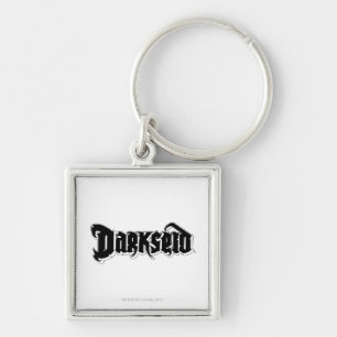 Darkseid Logotyp 2 Fyrkantig Silverfärgad Nyckelring