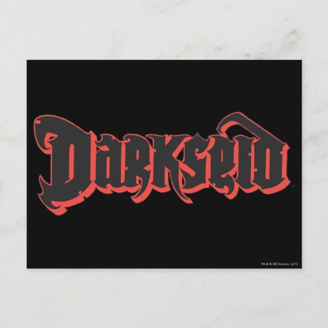Darkseid-Logotyp Vykort (Framsida)