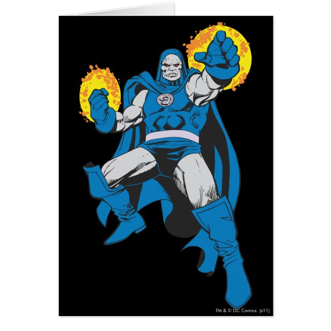 Darkseid och Omega Force Hälsningskort (Framsidan)