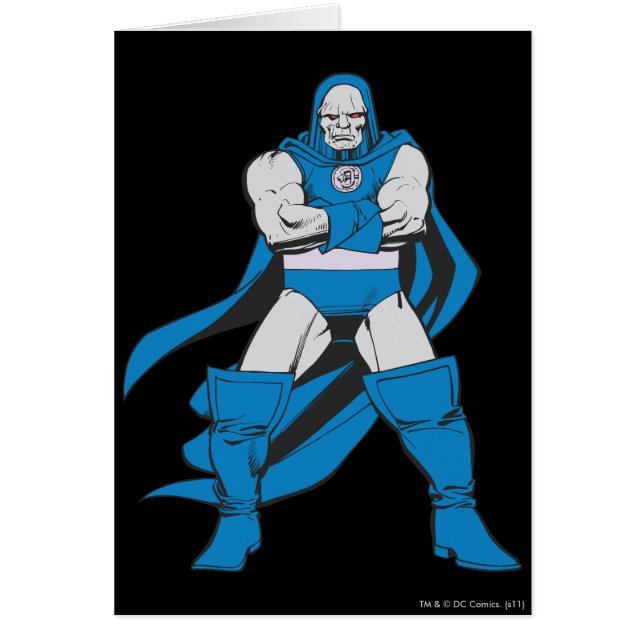 Darkseid Poses Hälsningskort (Framsidan)