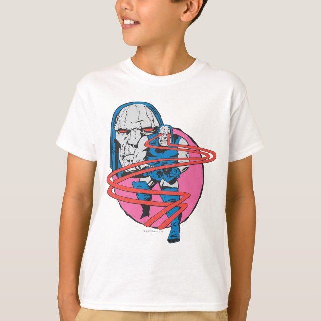 Darkseid Shoots Omega Beams T Shirt (Framsida)