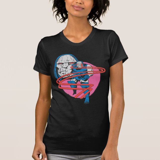 Darkseid Shoots Omega Beams Tee (Framsida)