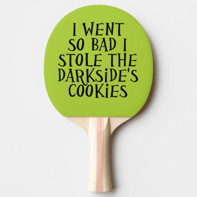 Darksidans cookies pingisracket (Framsidan)
