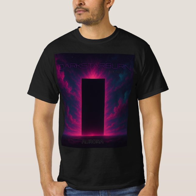 DarkStarBurn - Monolith Aurora Speciell Edition T Shirt (Framsida)