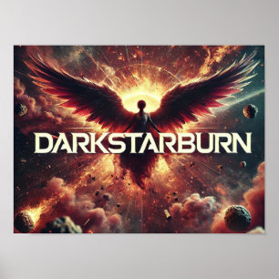DarkStarBurn - Mörk Ängel Affisch
