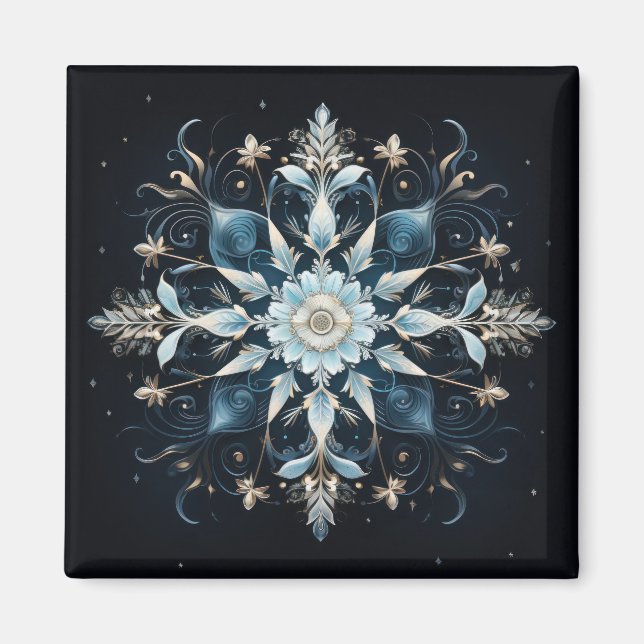 Darkworld Snowfall Enigma Magnet (Framsidan)