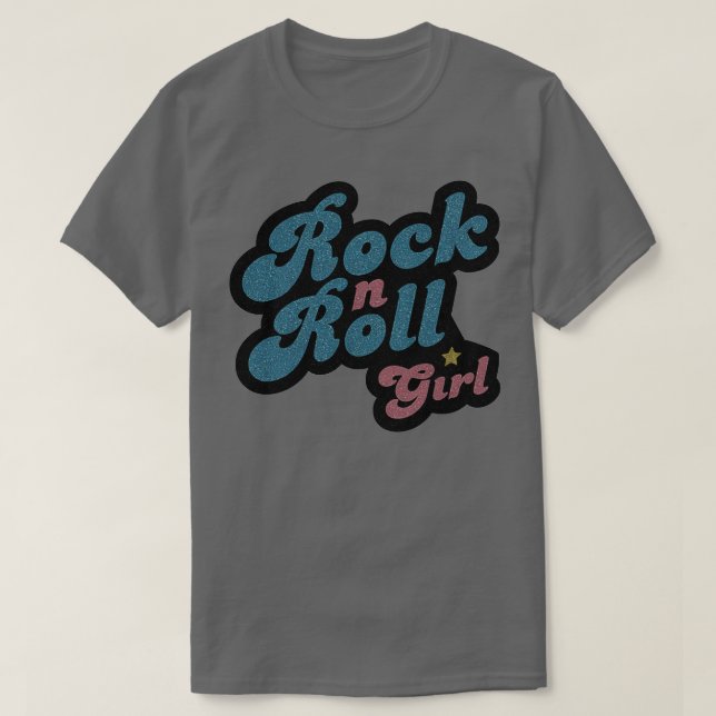 Darla Rock n Roll Girl T Shirt (Design framsida)