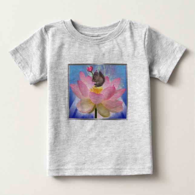Darling Baby-ekorren med Sweet Heart T Shirt (Framsida)