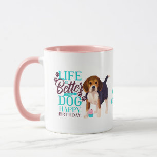 Darling Beagle Hund Kärlek MAMMA födelsedag Mugg