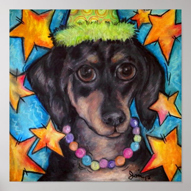 Darling Dachshund Poster (Framsidan)