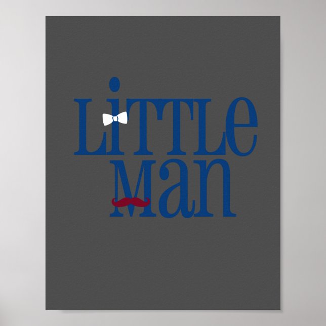 Darling Dapper Little Man För barnkammaren Väggkon Poster (Framsidan)