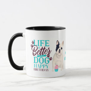 Darling Fransk Bulldog Hund Kärlek MAMMA födelseda Mugg