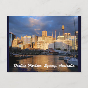 Darling Harbour, Sydney, Australien, vykort