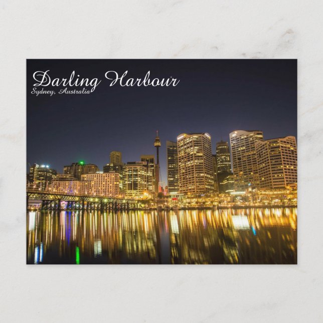 Darling Harbour, Sydney - vykort (Framsida)