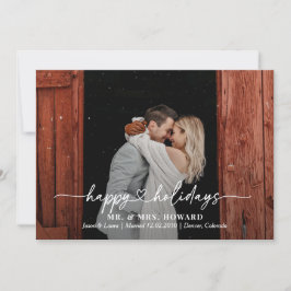 Darling Heart Glad helg Photo Card Julkort